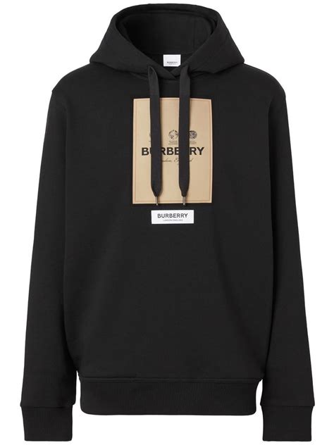 burberry hoodie zwart|burberry hoodie prices.